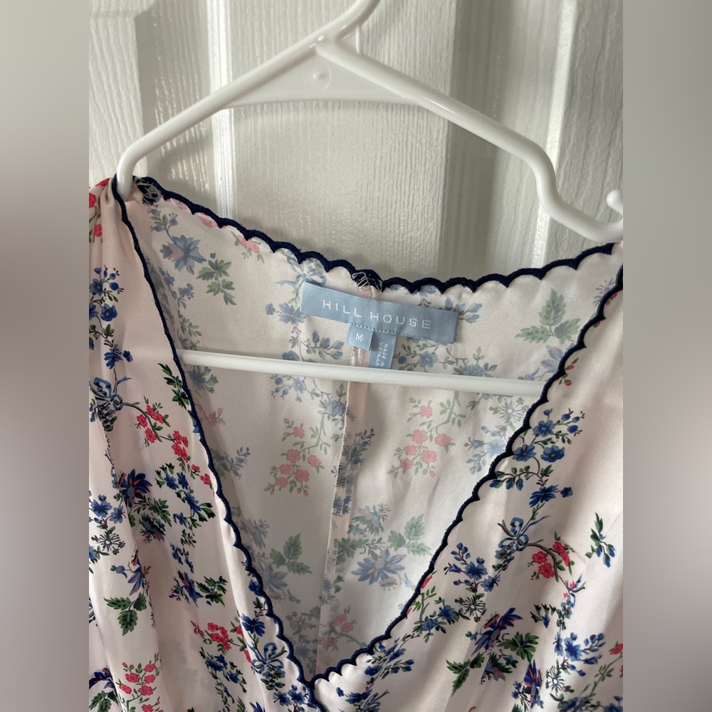 The Brie Dress - Scallop Bow Chintz Pink Floral Maxi Dress - Picture 3 of 5